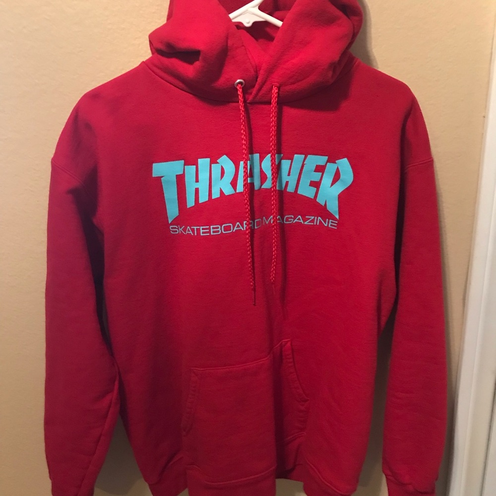 Thrasher Hoodie- Red